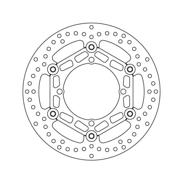 DISQUE FLOTTANT DIAM EXT 250 INTER 100 EPAIS 3 