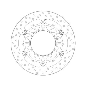 DISC FLOT DIAM EXT 305 INTER 118 EPAIS 5 EQUIVALENT DF631FLV GALFER R