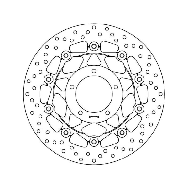 DISQUE FLOTTANT DIAM EXT 310 INTER 80 EPAIS 5 