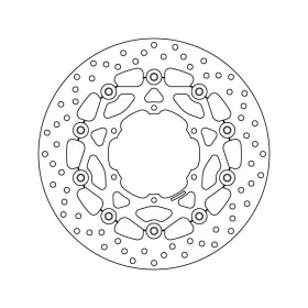 DISC FLOT DIAM 300 INTER 105 EPAIS 5 EQUIVALENT DF664FLV GALFER ROND
