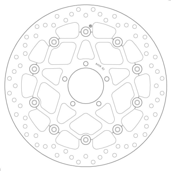 DISQUE FLOTTANT DIAM EXT 330 INTER 72 EPAIS 5 