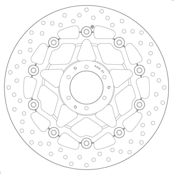 DISQUE FLOTTANT DIAM EXT 310 INTER 62 EPAIS 4.5 