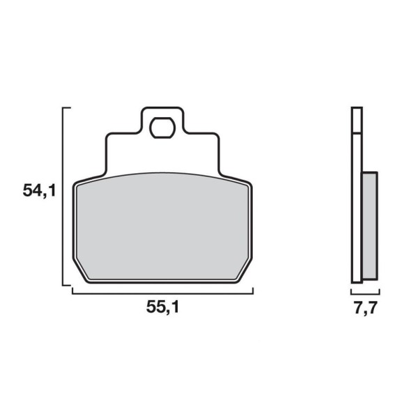 PLAQ SINTER ARR PIAGGIO X8/X9 2005/AR MP3- 