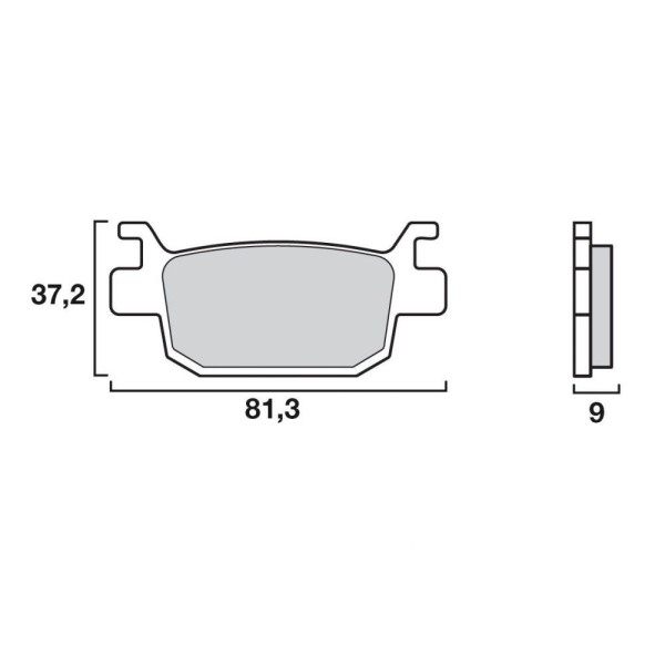 PLAQ SCOOTAR HONDA 250 FORZA  06-/250 NSS JAZZ 06- 