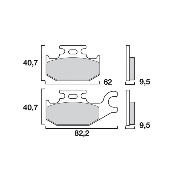 PLAQ ARR SUZUKI 125/200 BURGMAN 07- 