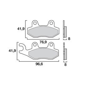 AV GAUCHE SUZUKI 400 AN BURGMANN 06-