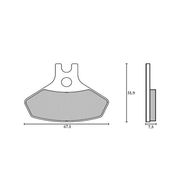 ARR BETA 80 RV 08-/ AVT CAN AM 450 DS 08- 