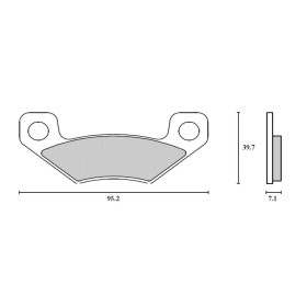 PLAQ AR CAN-AM 450 DS 2008-12