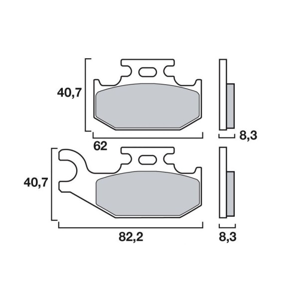 PLA AVT D CROSS QUAD 700 KING QUAD 04-  NEW 