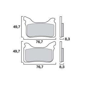 4 PLAQ AVT KTM SX 450SMR 07-/SX 560SMR 06-