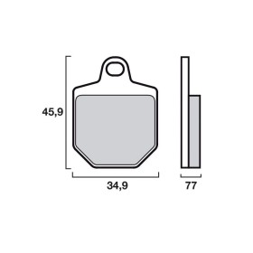 4 PLAQ AVT KTM SX 450SMR 07-/SX 560SMR 06-