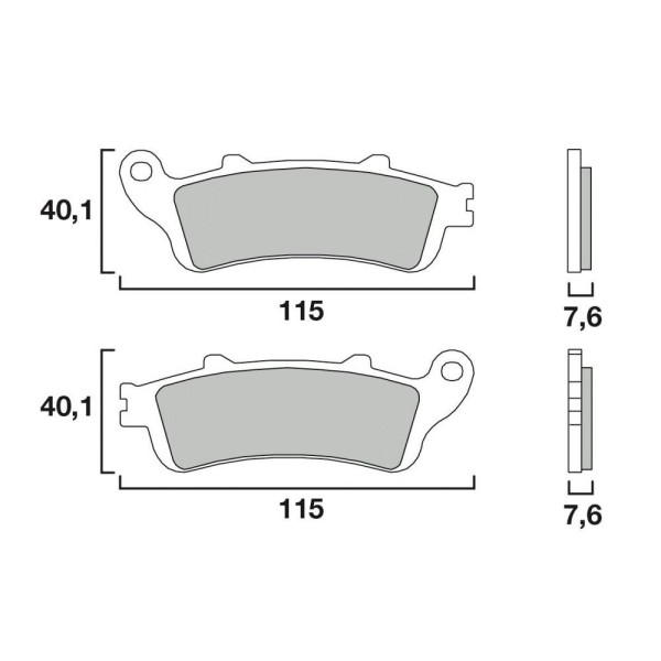 PLAQU AV HONDA 1100 ST A6 ABS-TCB-CBS 96- 