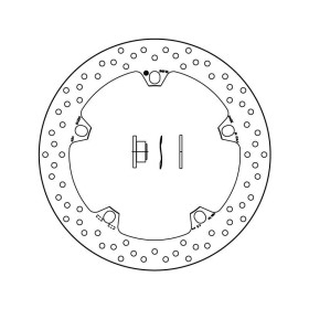 DISC FIXE DIAM 305 /181 EPAIS 5 AVEC KIT RIVETS EQUIVALENT DF702V GAL