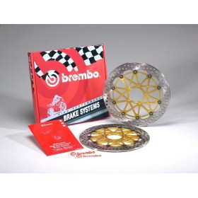 PAIRE DE DISQUES BREMBO SUPERSPORT 320MM DUCATI HYPERMOTARD 07-09