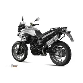 Silencieux MIVV Suono inox/casquette carbone BMW F700GS