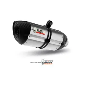 Silencieux MIVV Suono inox/casquette carbone Honda
