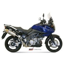 Silencieux double MIVV Oval titane Suzuki DL1000 V-STROM