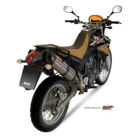 Silencieux double MIVV Suono inox/casquette carbone Yamaha XT660 X/R/Z