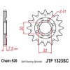 Pignon anti-boue acier 14 dents JT Sprockets chaîne 520 Honda CR125R