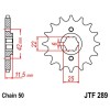 Pignon acier 16 dents JT Sprockets chaîne 525 Honda CB450N