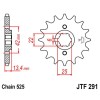 Pignon acier 16 dents JT Sprockets chaîne 525 Honda CB450