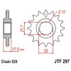 Pignon acier 14 dents JT Sprockets chaîne 525 Honda CB500