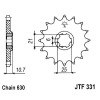 Pignon acier 15 dents JT Sprockets chaîne 630 Honda CB750K7 F2