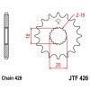 Pignon acier 14 dents JT Sprockets chaîne 428 