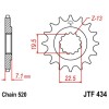 Pignon acier 14 dents JT Sprockets chaîne 520 Suzuki DR250S