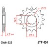 Pignon acier 15 dents JT Sprockets chaîne 520 Suzuki GN250