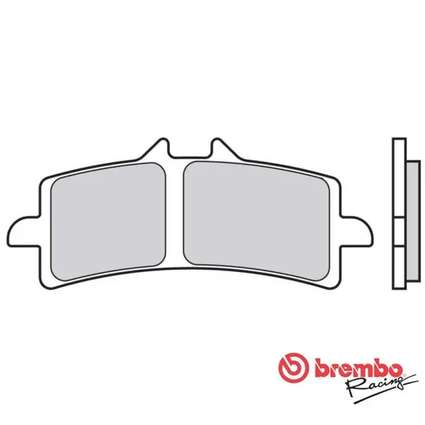PAIRE DE PLAQUETTES DE FREIN BREMBO Z03 ENDURANCE TYPE C M497 