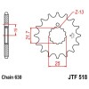 Pignon acier 13 dents JT Sprockets chaîne 630 Kawasaki Z650F2/4