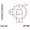 Pignon acier 14 dents JT Sprockets chaîne 525 Suzuki SV650N/SV650S 