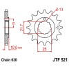 Pignon acier 15 dents JT Sprockets chaîne 630 Kawasaki Z1000