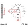 Pignon acier 13 dents JT Sprockets chaîne 428 Yamaha TT-R125