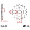 Pignon acier 13 dents JT Sprockets chaîne 428 Kawasaki 