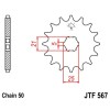 Pignon acier 17 dents JT Sprockets chaîne 530 Yamaha XS400