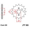 Pignon acier 15 dents JT Sprockets chaîne 520 