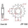 Pignon acier 15 dents JT Sprockets chaîne 525 Honda XR400R