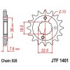 Pignon acier 15 dents JT Sprockets chaîne 520 Suzuki LT-R450