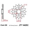 Pignon anti-boue acier 13 dents JT Sprockets chaîne 520 Suzuki RM-Z250