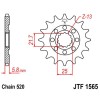 Pignon acier 12 dents JT Sprockets chaîne 520 Kawasaki KX450F