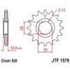 Pignon acier 16 dents JT Sprockets chaîne 520 YZF1000 R1 