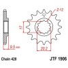 Pignon acier 14 dents JT Sprockets chaîne 420 KTM SX65