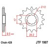 Pignon acier 13 dents JT Sprockets chaîne 428 KTM SX85-105