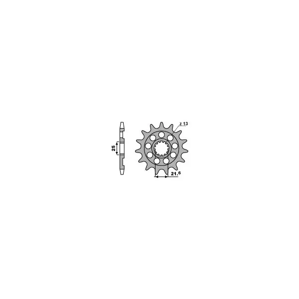Pignon PBR acier standard 2141 - 520