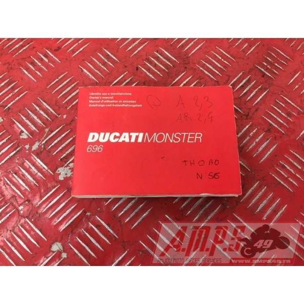 Document Ducati monster 696 TH0A0 n°56RETOUR2104TH0A0772033used