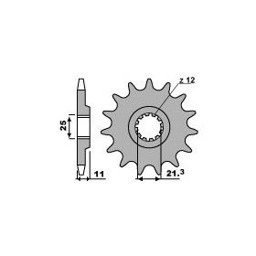 Pignon 16 dents PBR chaîne 520 HUSQVARNA SM610E