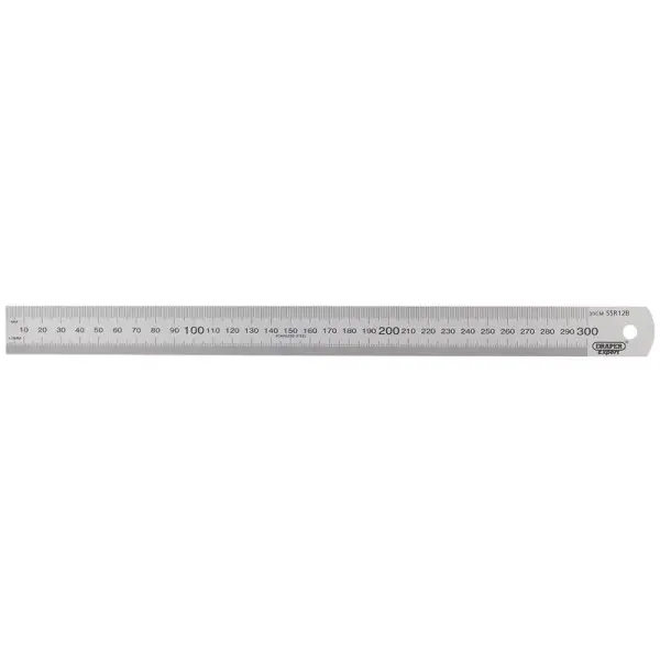 Règle inox DRAPER 300mm