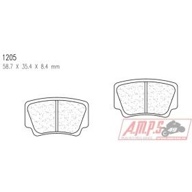 BRAKE PADS 1205 ATV1 REAR